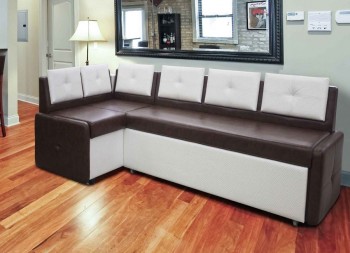 Кухонный диван Оскар (белый-венге) — купить в Озерце