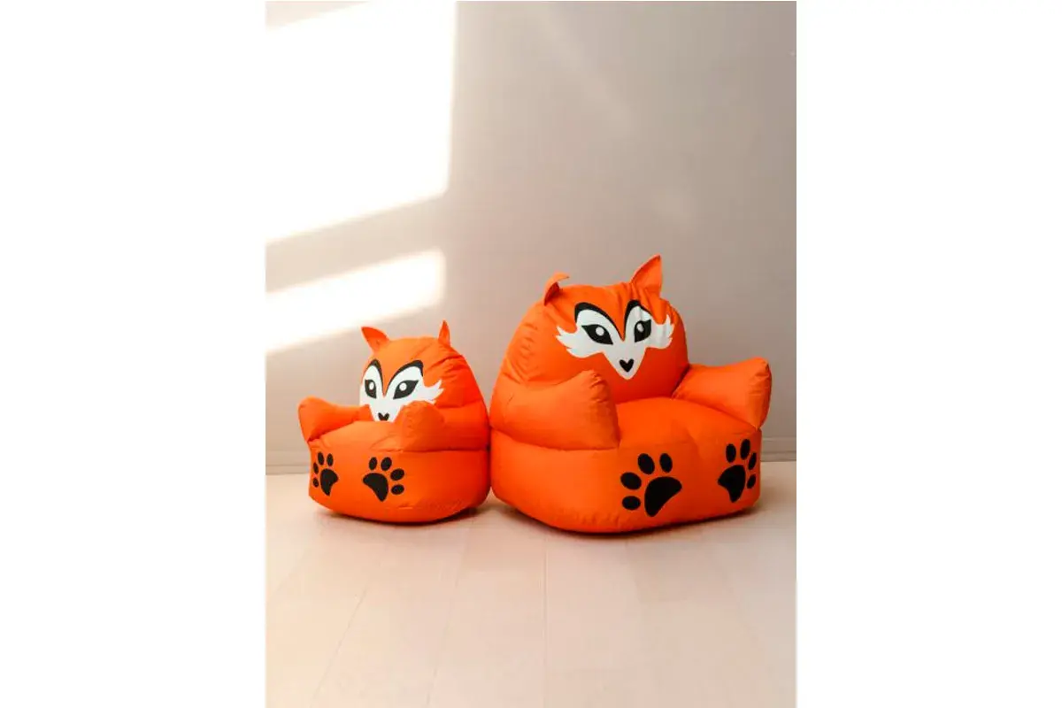 Пуфик Лисичка L Оранжевый — купить в Озерце