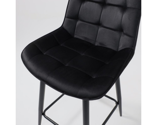 Полубарный стул Линкс, черный велюр G062-50 / черный - купить в Озерце