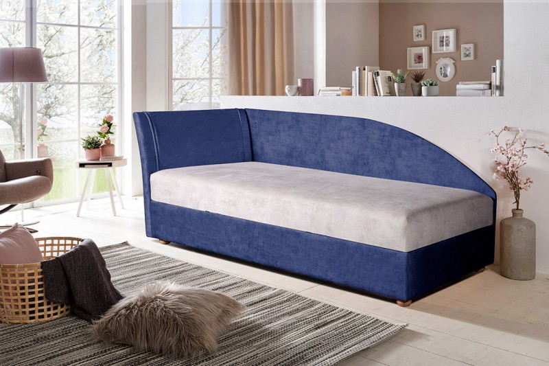 Кровать Алиса с боковым щитом (встроенный матрас, блок независимых пружин+кокос) - купить в Озерце