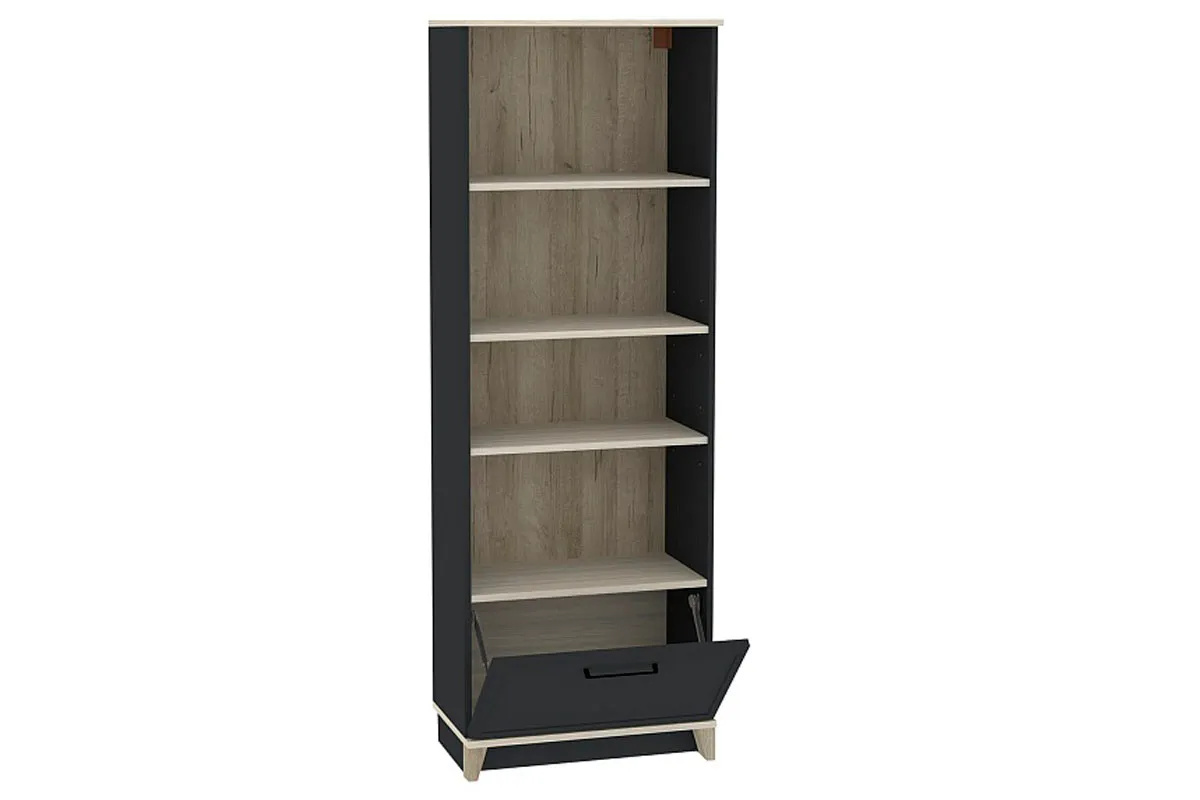 Шкаф МЦН Aurelio 21 (Антрацит/Блеквуд Сатиновый) в мебель-центре Озерцо