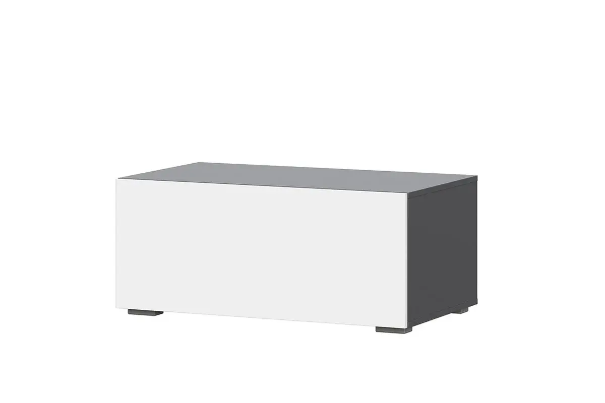 Модульная гостиная Айвори (Графит/Белый) — Мебель-центр Озерцо