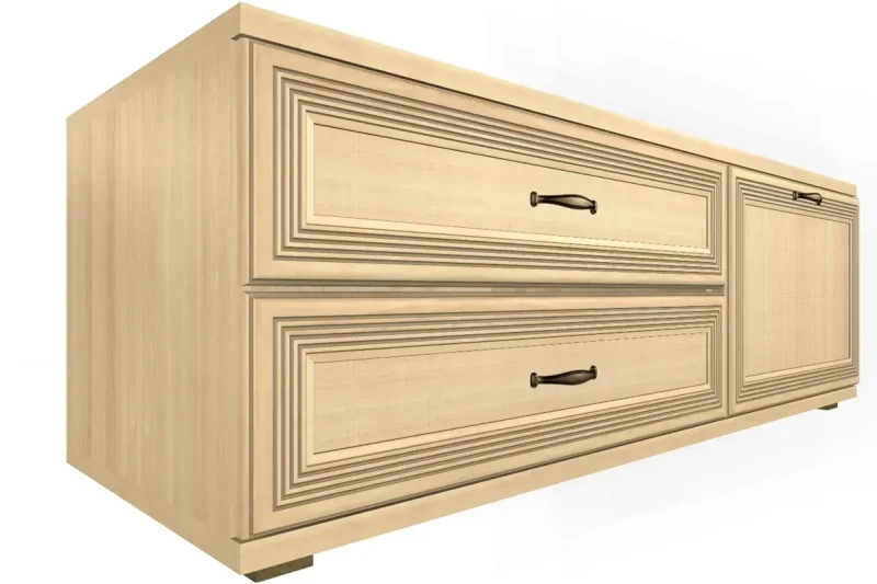 Тумба ТБ-1035 (Ясень Асахи) — Мебель-центр Озерцо