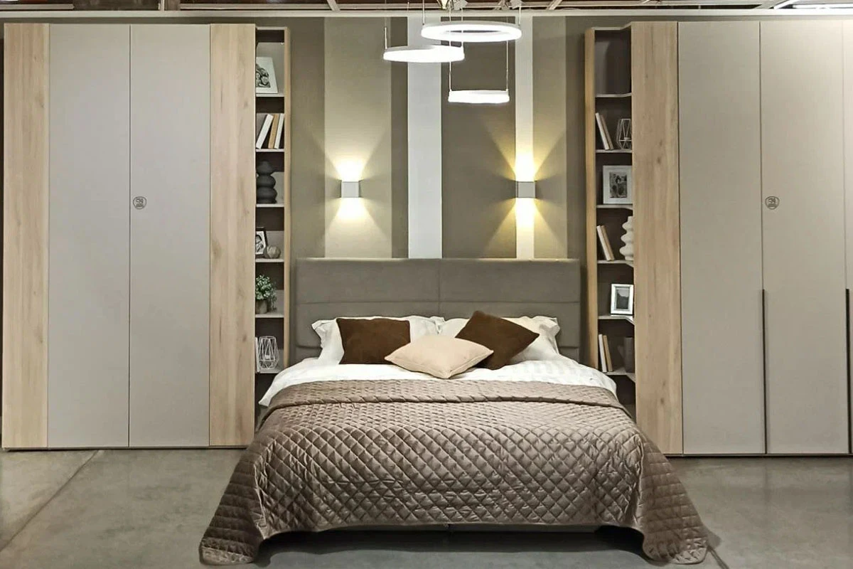 Кровать Мария МК 1.6 (Дымчато-серый) - купить в Озерце