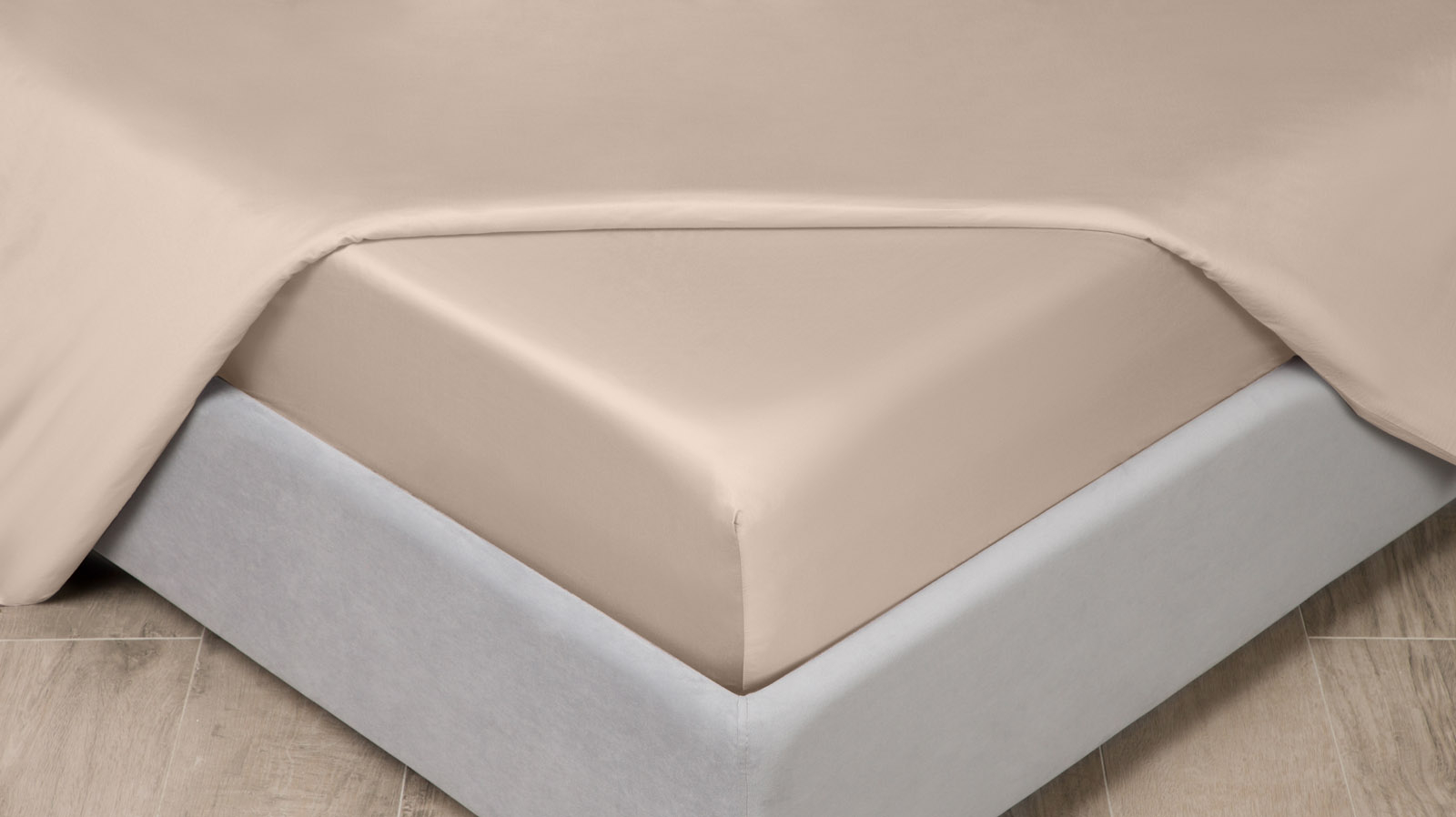 Простынь на резинке Askona Lite Home, цвет Топленое молоко 120x200 в мебель-центре Озерцо