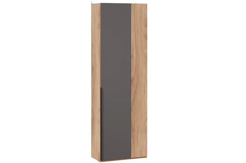 Шкаф угловой с 1 глухой дверью Порто СМ-393.07.231 (366) (Яблоня Беллуно/Графит софт) в мебель-центре Озерцо