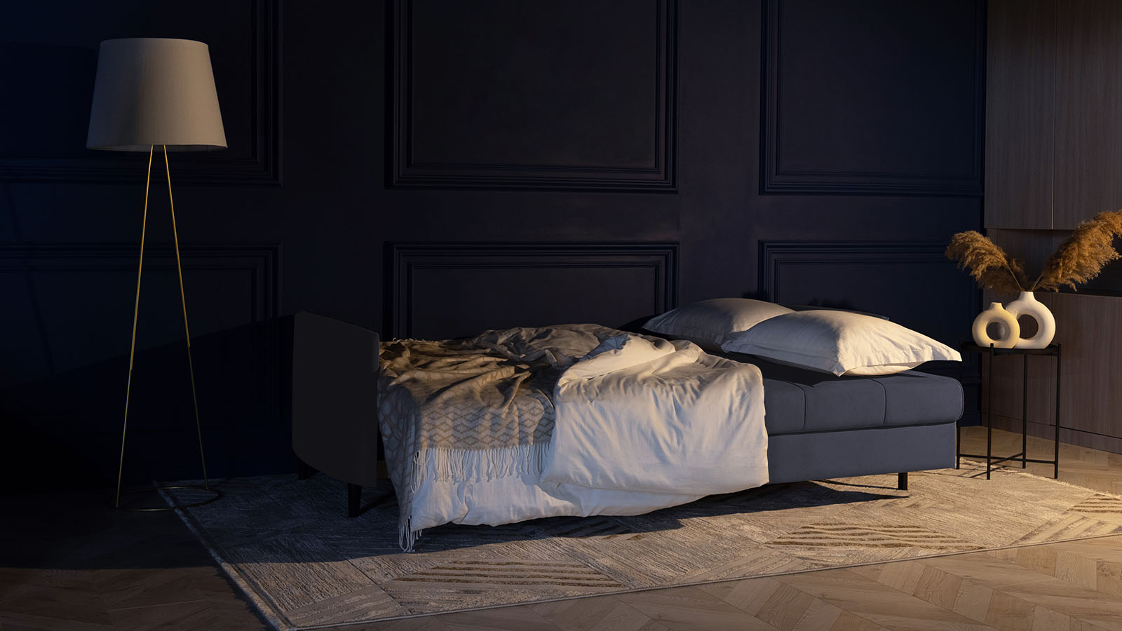 Диван Kvina New, Тк. Sky Velvet 40 97x220 — купить в Озерце
