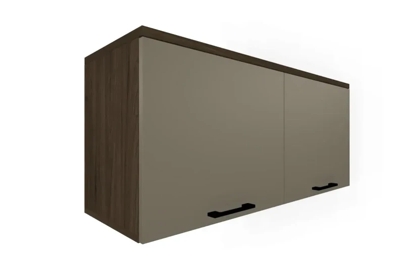 Антресоль АН-5038-ГТ-ЛМ (Гикори Джексон Темный/Латте Матовый) в мебель-центре Озерцо