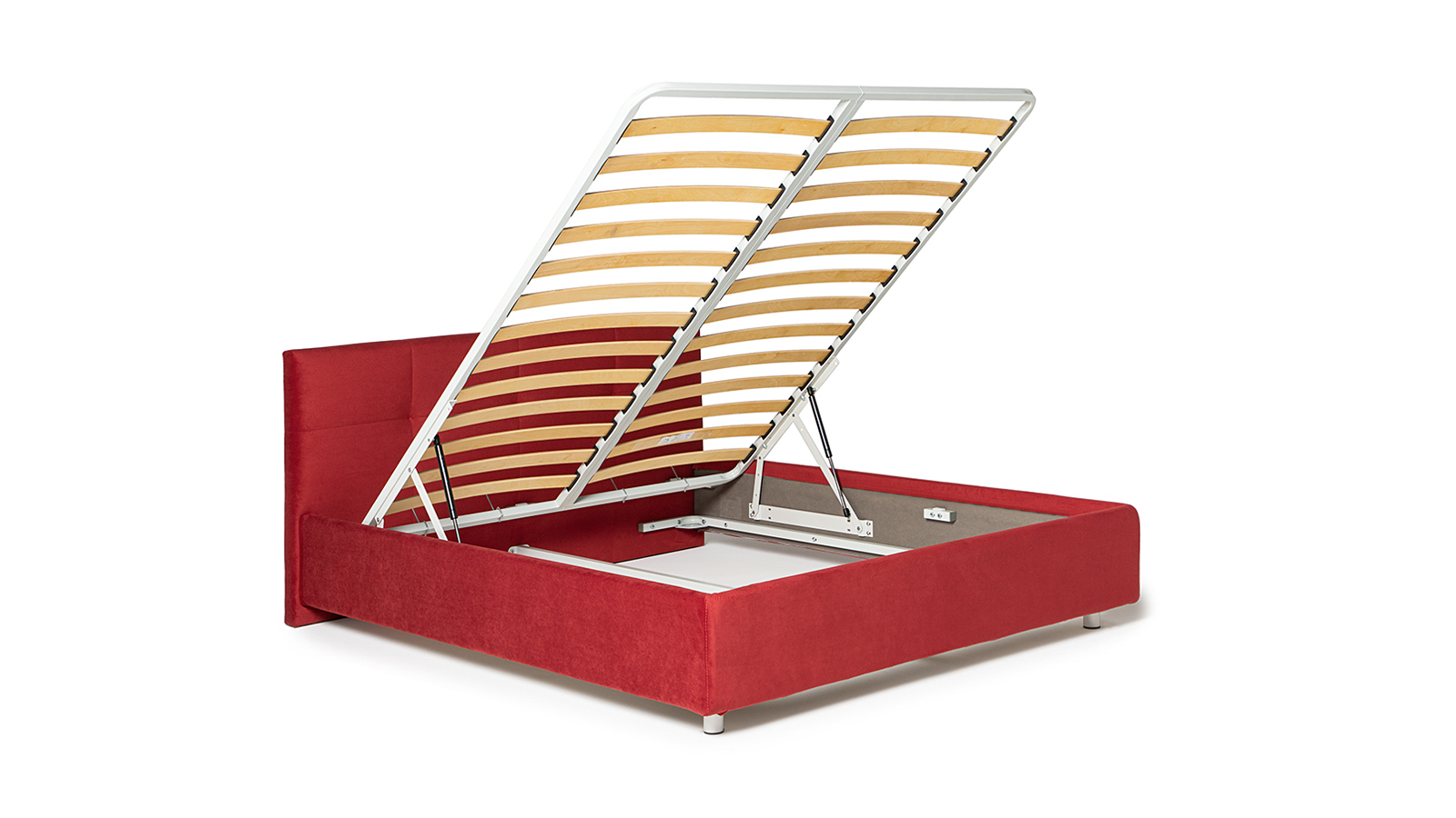 Кровать с подъемным механизмом Vanessa nova, ткань Sky Velvet 42, 90x200 - купить в Озерце