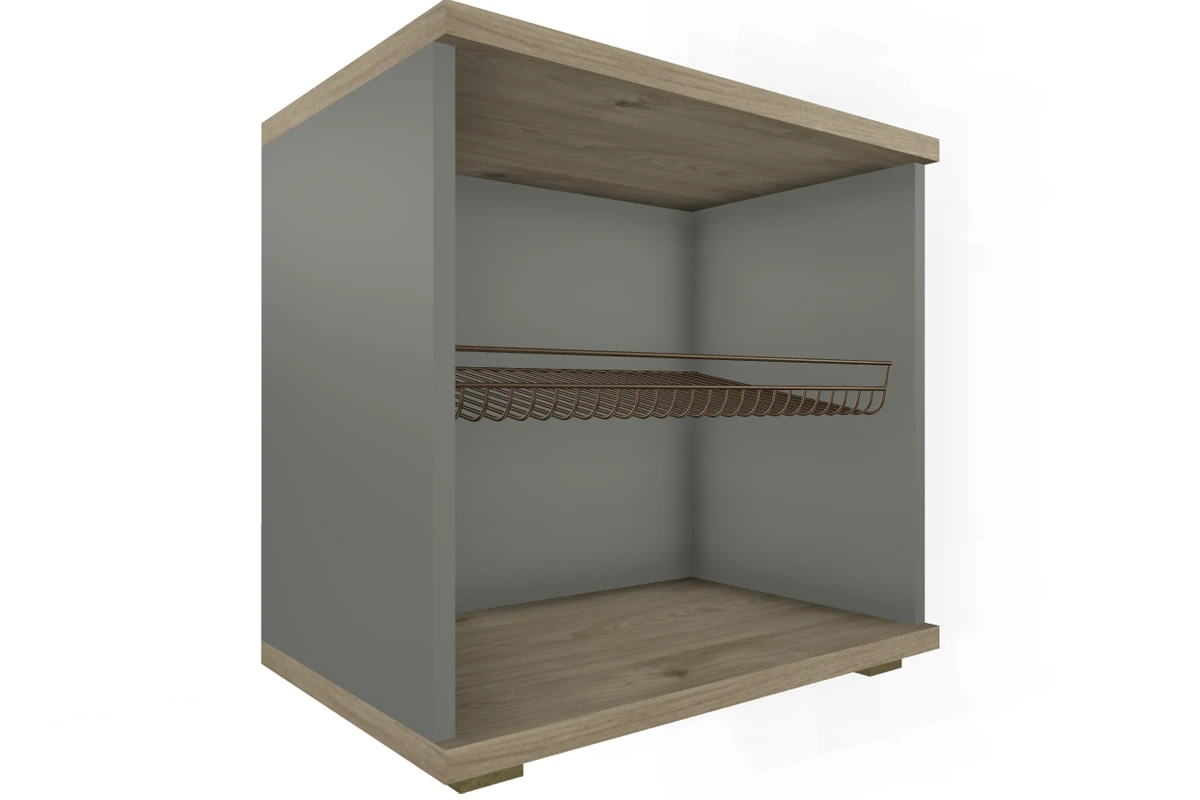 Готовый комплект для прихожей Карина ПК-1001-ГС-СО (Гикори Джексон Светлый/Серый Оникс) — Мебель-центр Озерцо