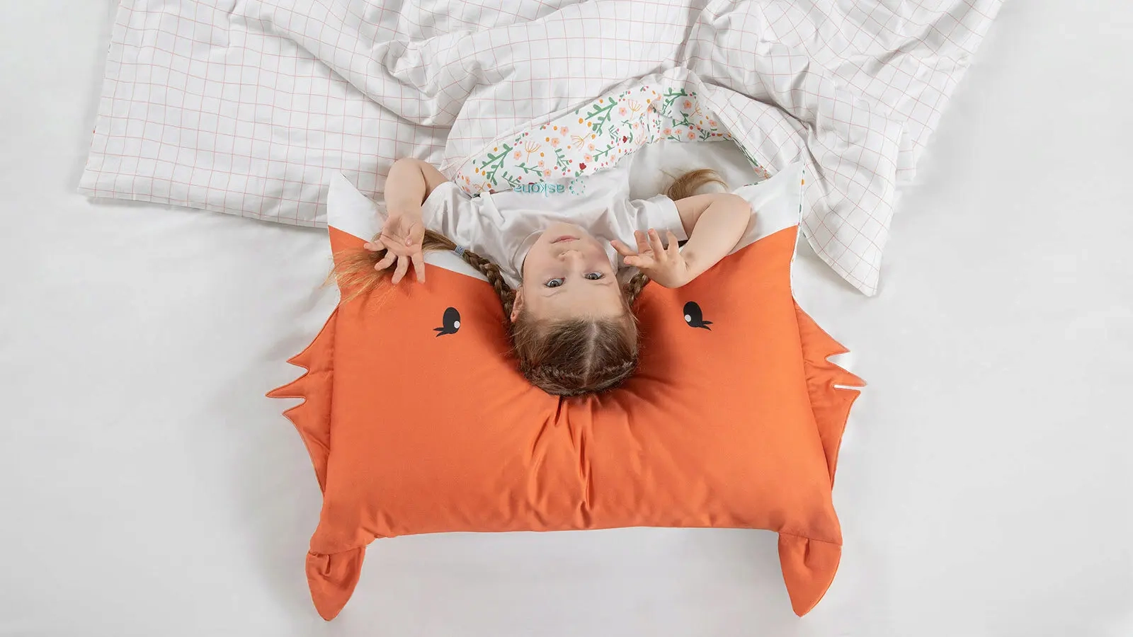 Постельное белье Askona kids Лисенок 140x205 (односпальный), без простыни в мебель-центре Озерцо