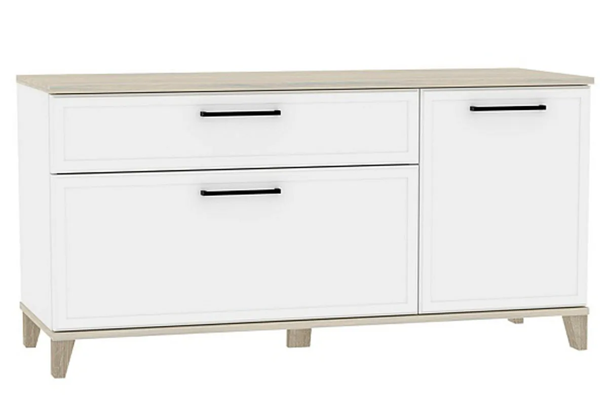 Гостиная Aurelio (Белый/Блеквуд Сатиновый) — Мебель-центр Озерцо